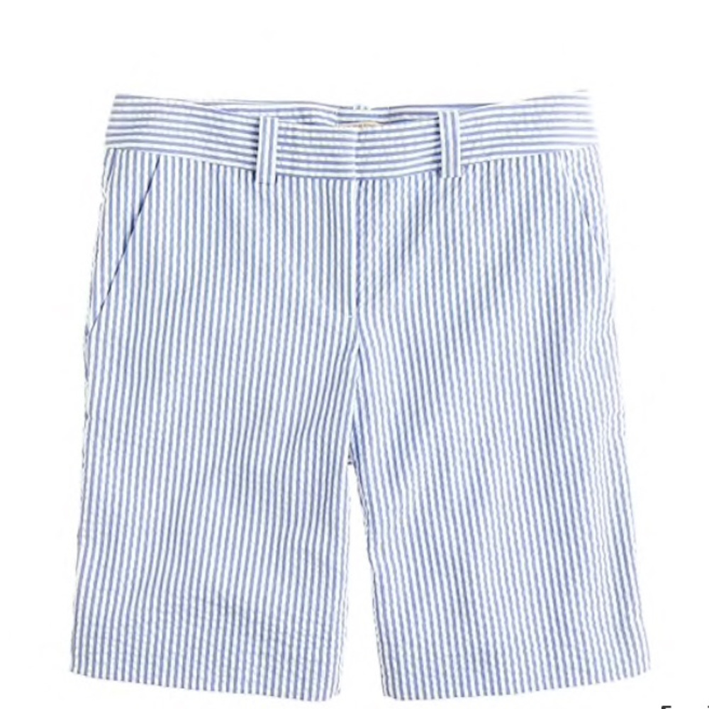 Women’s jcrew seersucker shorts - size 4